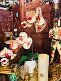 "Medellin" - Faux Pink Orchids