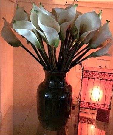 Artificial Calla Lilies Floral in Pot