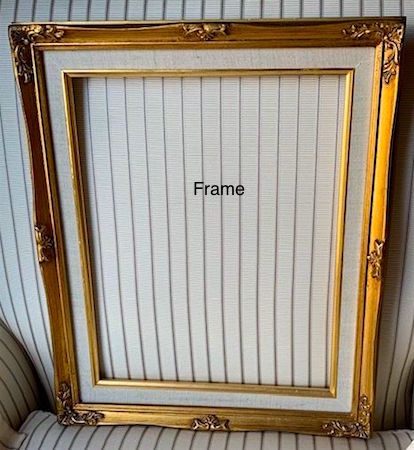 Rectangular Ornate Picture Open Frame