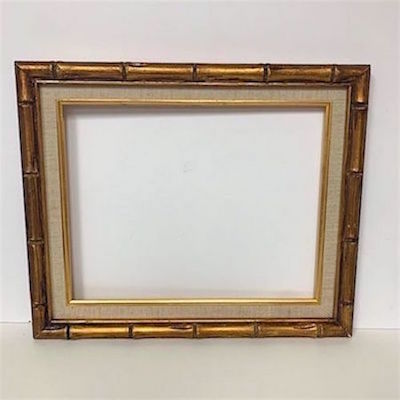 Gold Bamboo Picture Open Frame