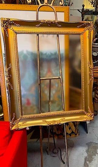 Large Ornate Gold Open Frame with Acrylic Insert