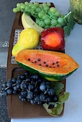 Artificial Faux Fruits on Platter