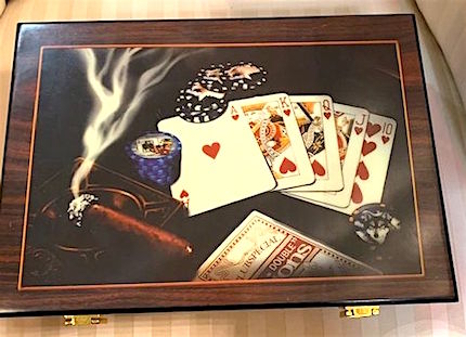 Deluxe Set in a Lacquer Wood Box 200 Chip Set