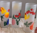 Vintage "Fruty" Collins Glasses