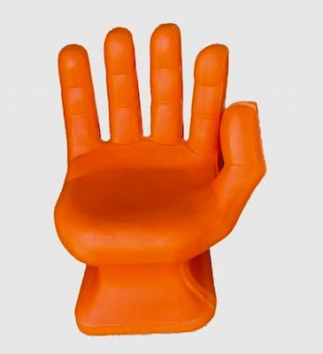 Vintage 1970 Pop Hollow Molded Plastic Hand Chair
