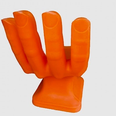 Vintage 1970 Pop Hollow Molded Plastic Hand Chair