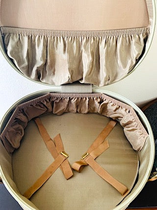 Vintage Samsonite Hard-Sided Hat Box/Train Case