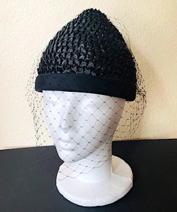 Vintage 60s Mourning Hat
