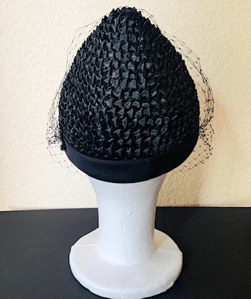 Vintage 60s Mourning Hat