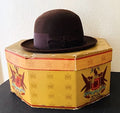 Vintage 1930s Men's Knox New York Alexander Derby Brown