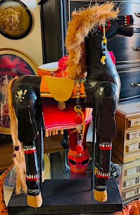 Mexican "Folklore" Wooden Horse