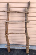 Primitive Driftwood Leaning Ladder
