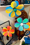 1960s Flower Power Floor Lamp