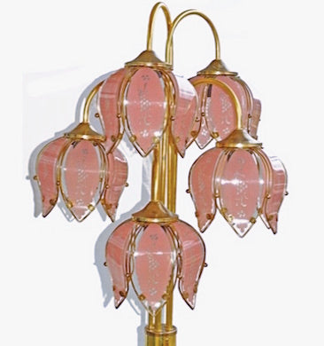 Lotus Flower Pink Table Lamp