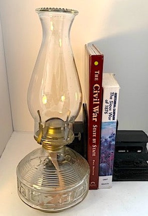 Vintage Clear Oil Lamp