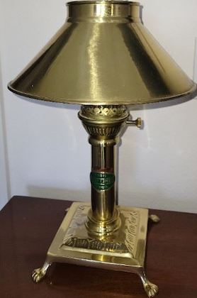 Brass Lamp Orient Express Paris – Istanbul [1970s]