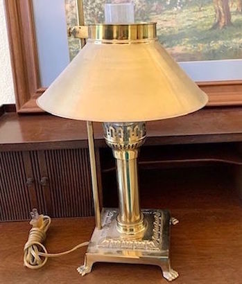 Brass Lamp Orient Express Paris – Istanbul [1970s]
