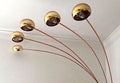 Vintage Gold Spider Arch Floor Lamp 5 Lights