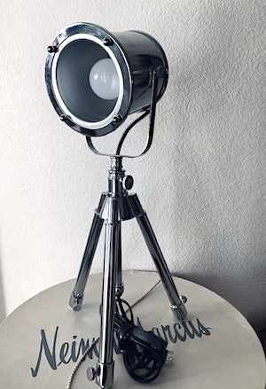 Contemporary Aluminum Tripod Spotlight Table/Desk Lamp