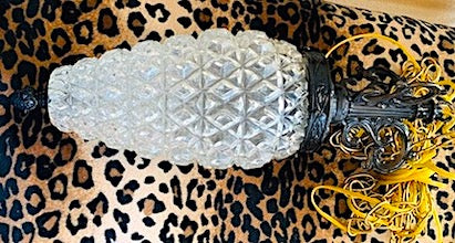 Vintage 1970s Glass Pineapple Hanging Swag Lamp