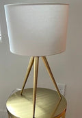 Tripod Gold Table Lamp
