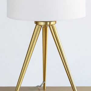 Tripod Gold Table Lamp