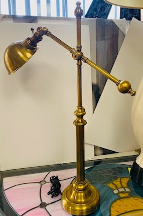 Antique Brass Cole Task Table Lamp