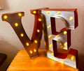 LED Marquee Letters "V" "E"