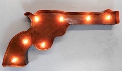 Texas Cowboy "Colt" Western Marque Sign