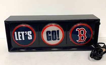 Red Sox "Lets Go Boston Lighted Box