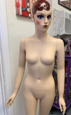Vintage Painted Face Full Mannequin