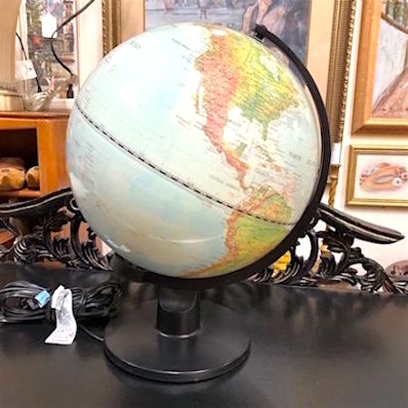 World Map Globe "Lightup"