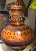 Vintage "Botellon de Barro" with Cup