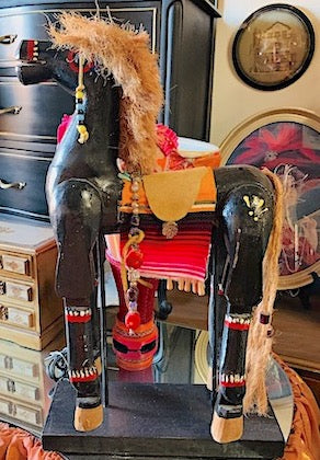 Mexican "Folklore" Wooden Horse