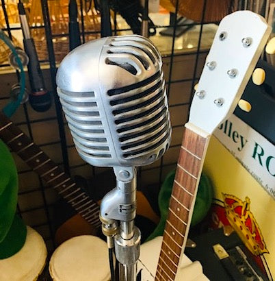"Fat Boy" 1940s-1950s Microphone & Floor Stand