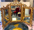 Vintage Syroco Tri-fold Vanity Mirror Hollywood Regency Style