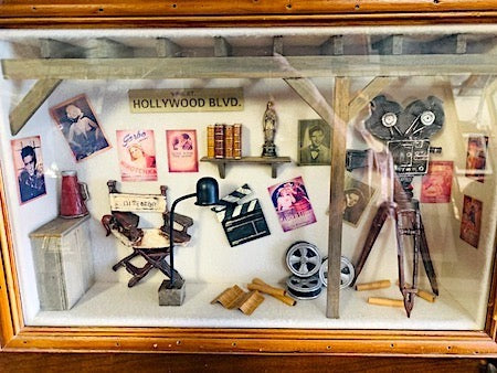 Vintage Hollywood Movie Studio Shadow Box