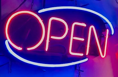 NEON – Oval OPEN Sign - Plug In