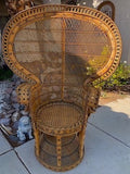 60s Vintage Emmanuelle Throne Peacock Chair