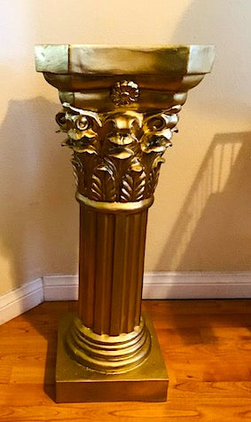 Gold Venetian Pedestal