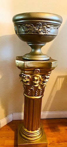 Gold Venetian Pedestal