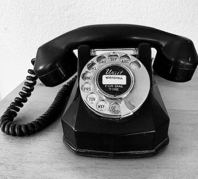 Vintage Art Deco "Whitehall" Rotary Desk Phone