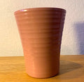 Vintage Planter Germany Butterscotch Glazed Ribbed