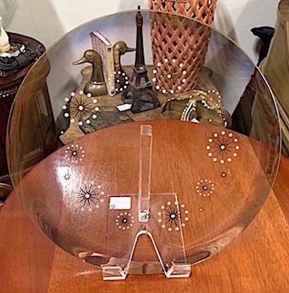 Mid Century Modern "Cosmic" Platter - Dorothy Thorpe