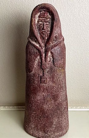 Terra-cotta “Monk” Sculpture