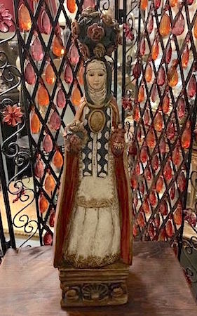 Vintage Wooden Mary