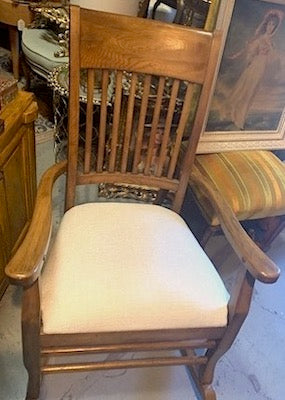 Vintage Quarter Sawn Oak Rocker