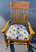 Vintage Quarter Sawn Oak Rocker