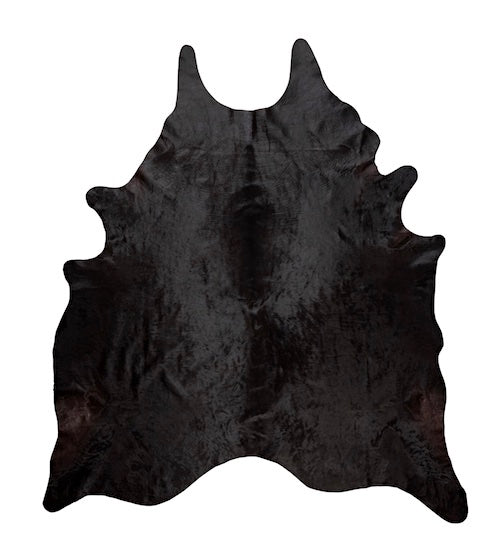 Black Cowhide Rug