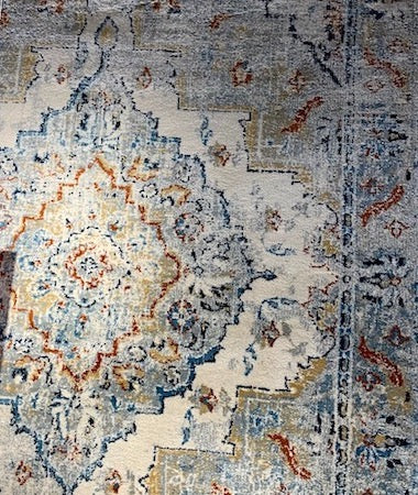 "Dahlila" Vintage Style Low-Pile Rug